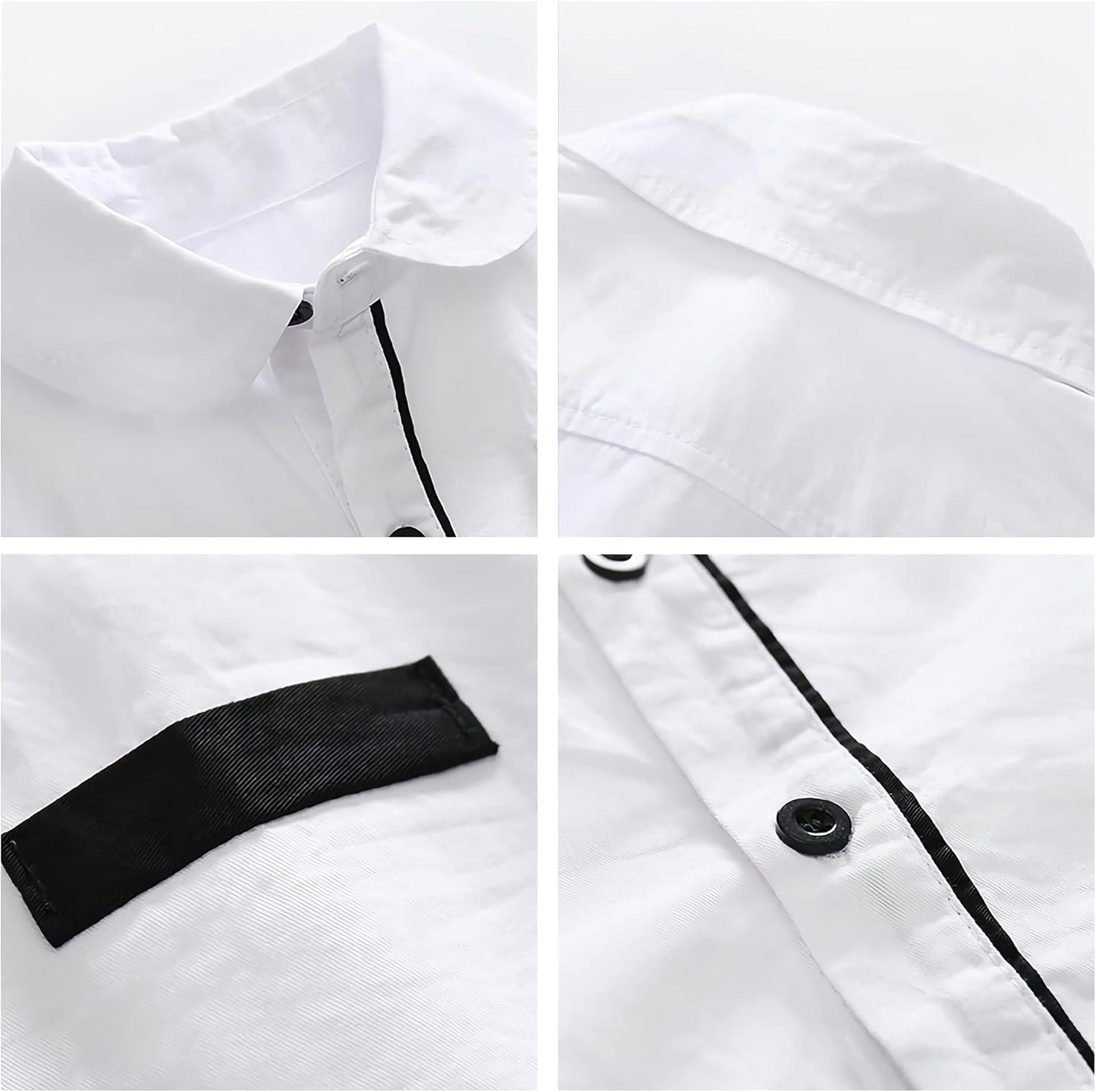 Boys Suit Set Formal Dress Shirt with Bow Tie, Slim Vest and Pants Toddler Boy Clothes Suits