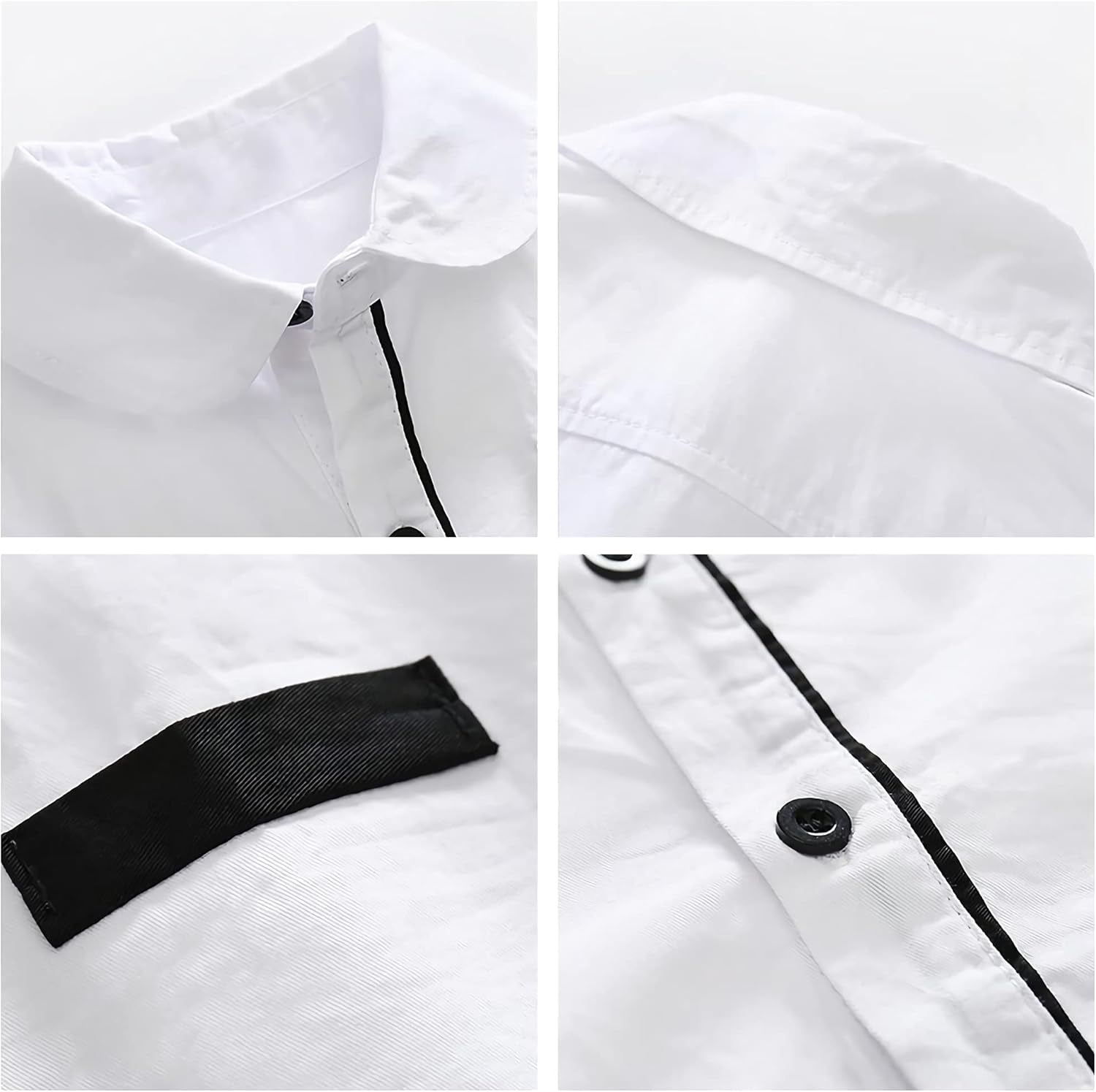 Boys Suit Set Formal Dress Shirt with Bow Tie, Slim Vest and Pants Toddler Boy Clothes Suits