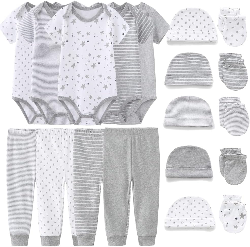 Newborn Baby Cute Design Bodysuit Short Sleeve One-Piece Baby Clothes for Boys and Girls