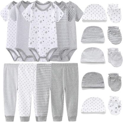 Newborn Baby Cute Design Bodysuit Short Sleeve One-Piece Baby Clothes for Boys and Girls